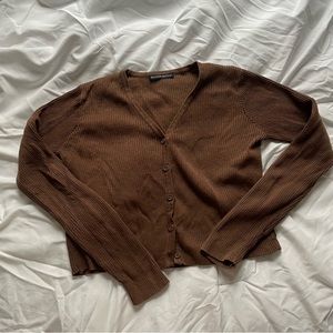 BRANDY MELVILLE BROWN CARDIGAN